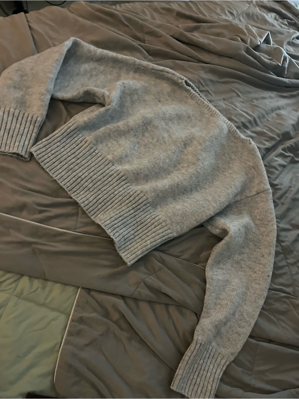 Classic Women's Crewneck Sweater - Gray